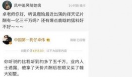 卓伟最新爆料说的谁鹿晗,真相究竟如何？